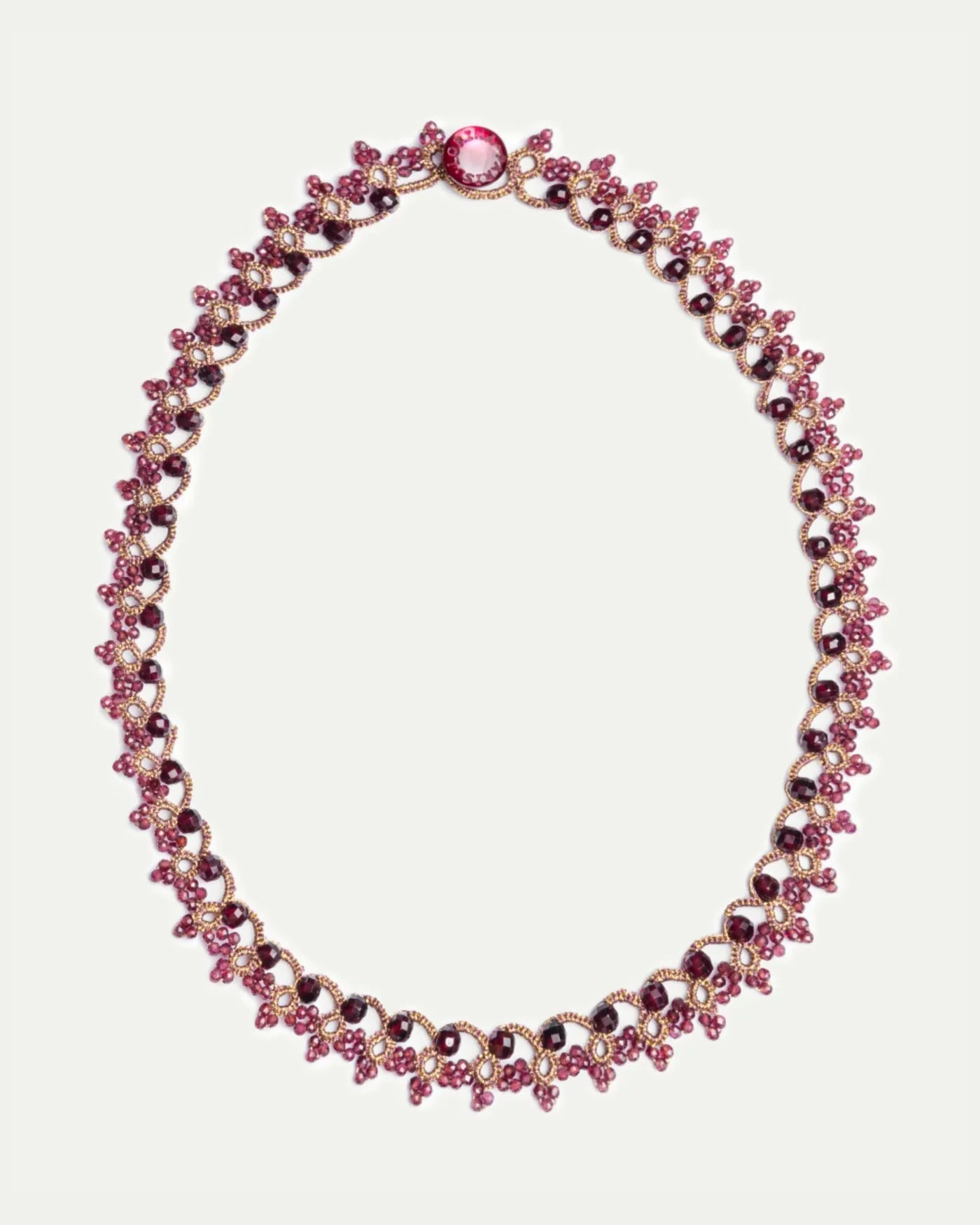 REGATA GARNET NECKLACE - LORINA BALTEANU