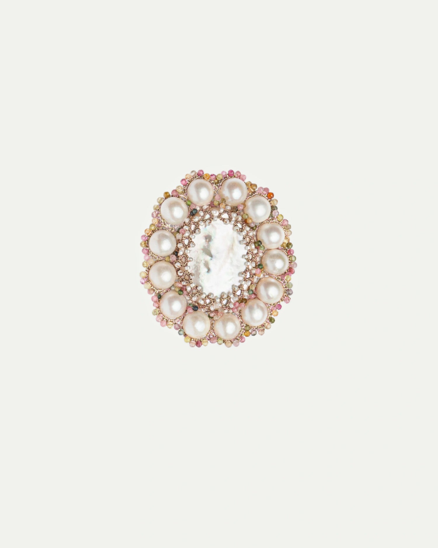 ZINOVIA TOURMALINE BROOCH - LORINA BALTEANU