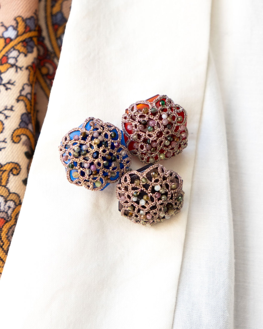 GOCCIA TOURMALINE BROOCH - LORINA BALTEANU