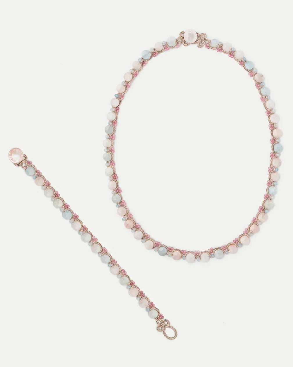 VERONICA PINK TOURMALINE NECKLACE - LORINA BALTEANU