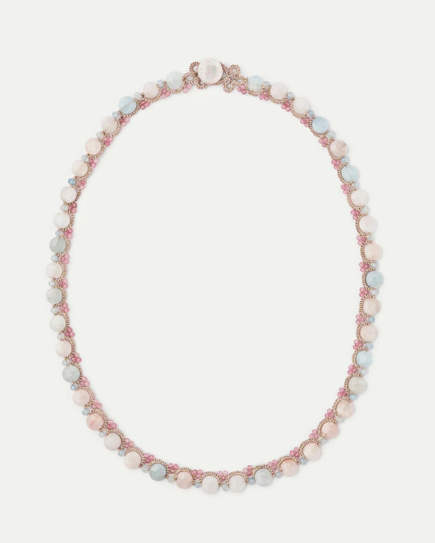 VERONICA PINK TOURMALINE NECKLACE - LORINA BALTEANU