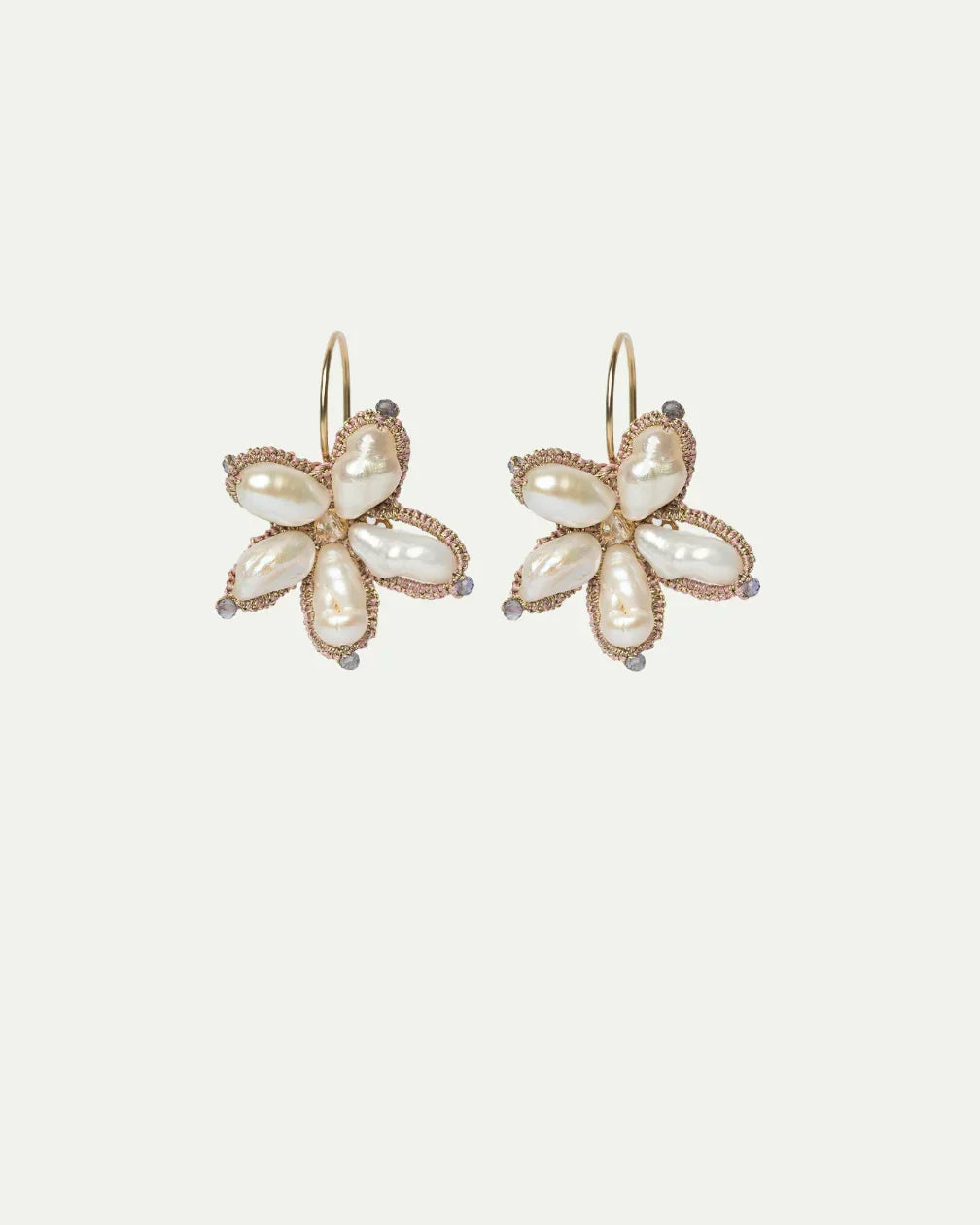 CAMELIA IOLITE EARRINGS - LORINA BALTEANU