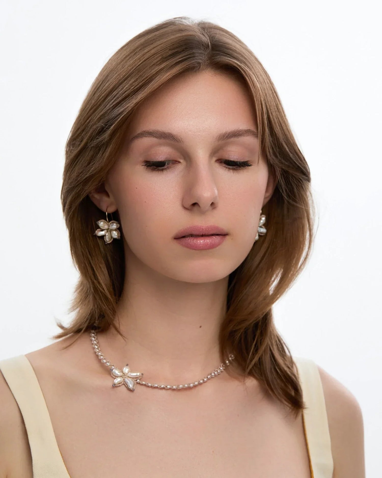 CAMELIA IOLITE EARRINGS - LORINA BALTEANU