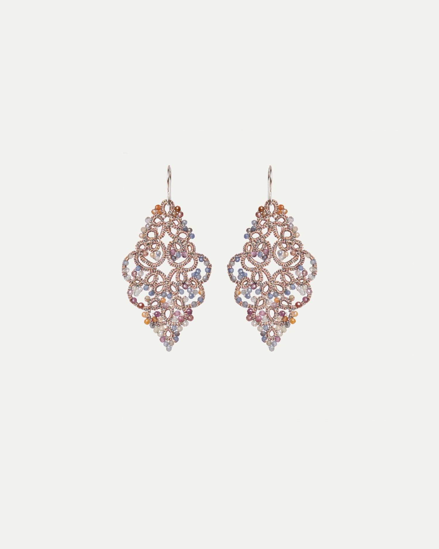 GEMMA MULTICOLORED SAPPHIRE EARRINGS - LORINA BALTEANU
