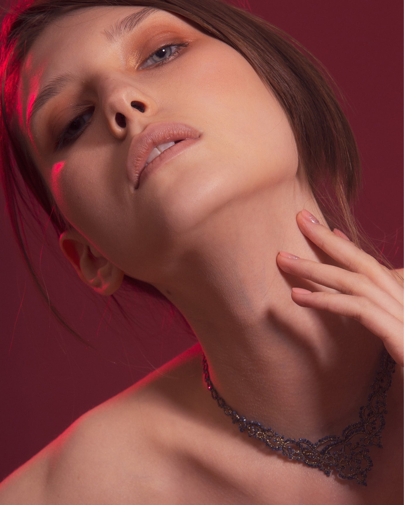 MOLLY SAPPHIRE NECKLACE - LORINA BALTEANU