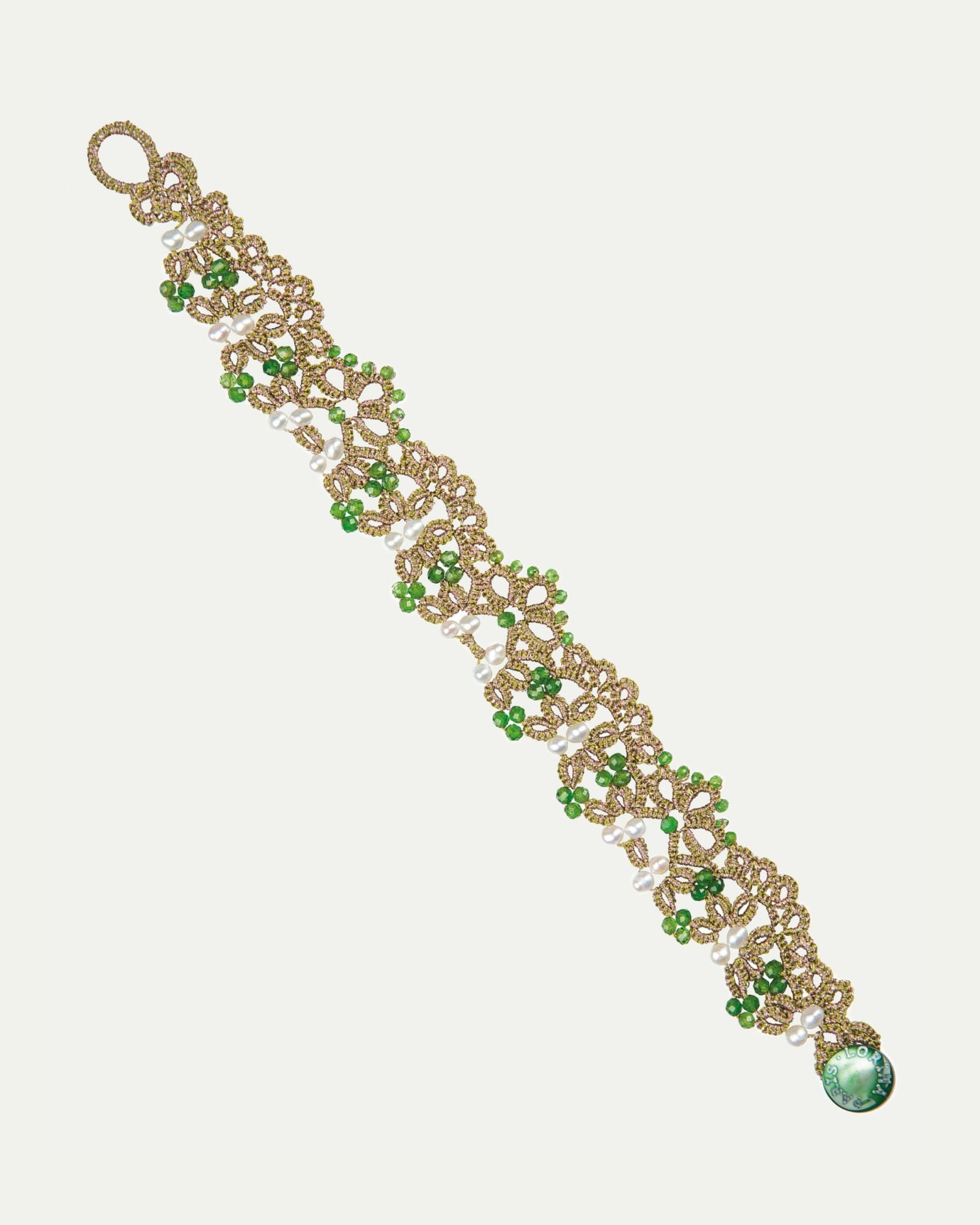 LICA CHROME DIOPSIDE BRACELET - LORINA BALTEANU