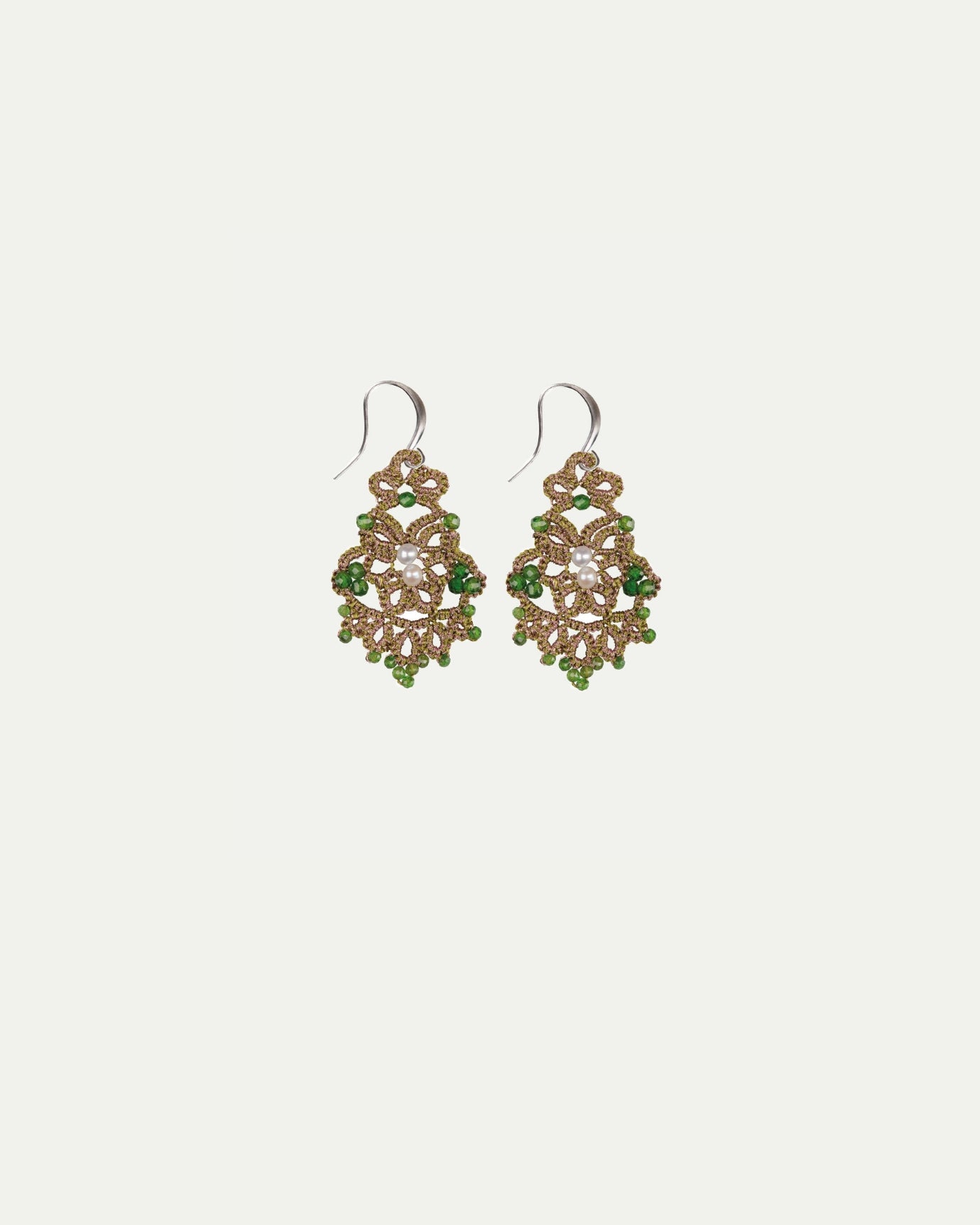 LICA CHROME DIOPSIDE EARRINGS - LORINA BALTEANU