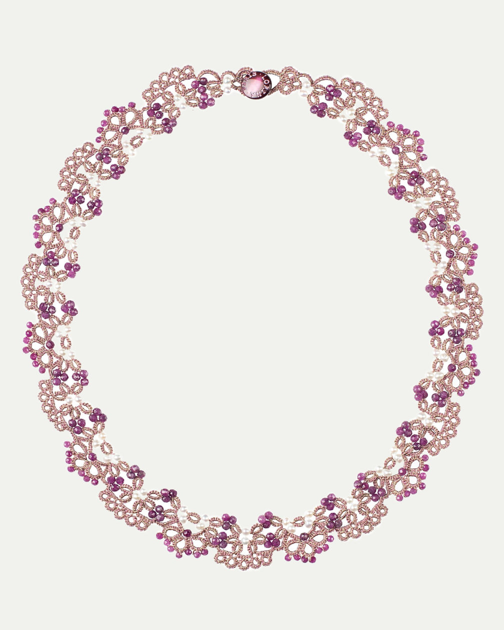 LICA RUBY NECKLACE - LORINA BALTEANU