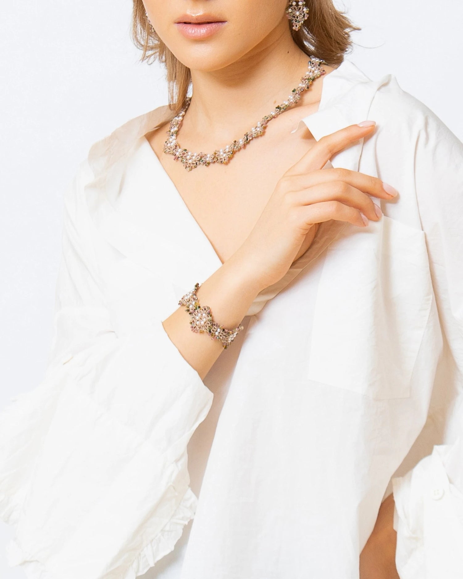 LICA TOURMALINE DOUBLE BRACELET - LORINA BALTEANU