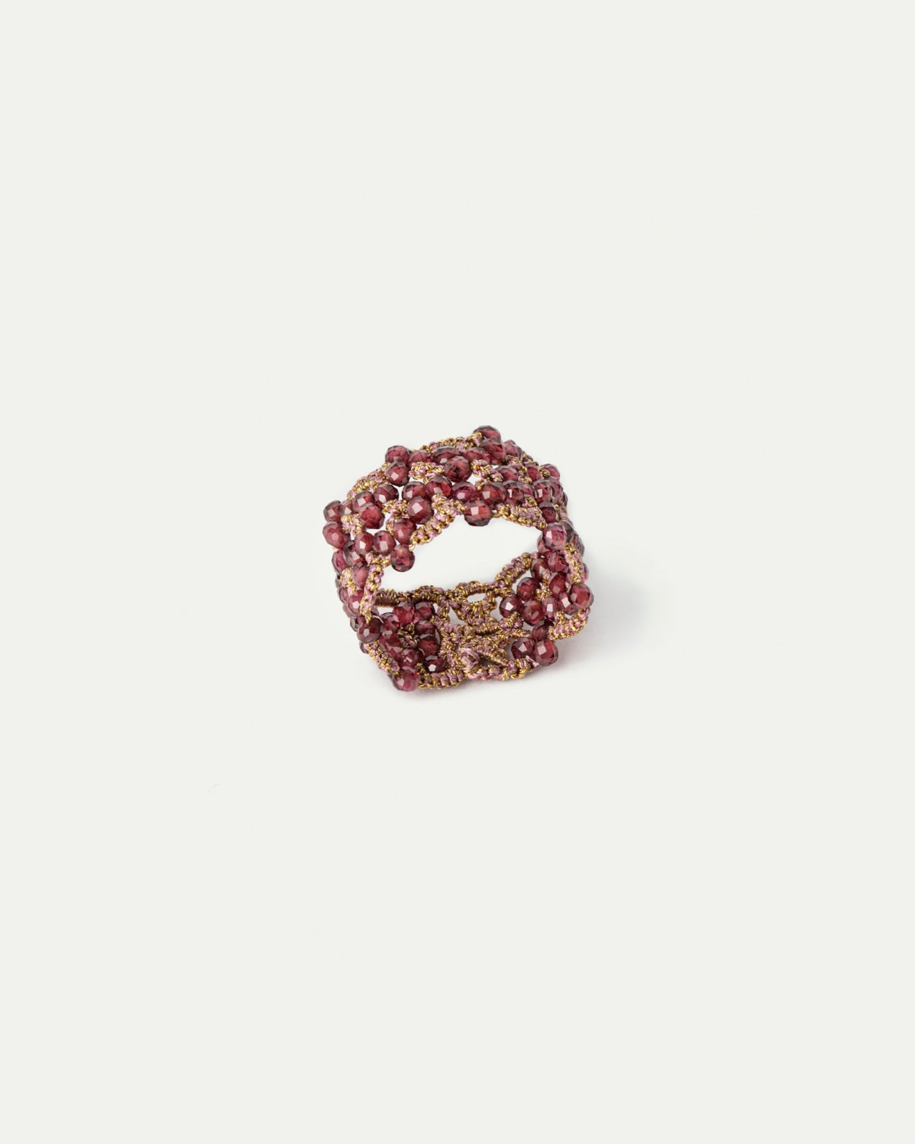 GALIA GARNET RING - LORINA BALTEANU