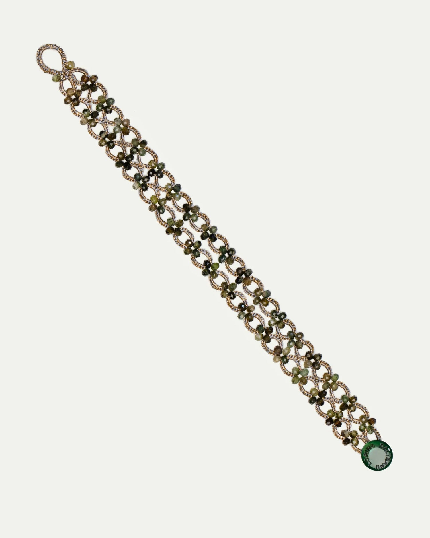 HAGA GREEN TOURMALINE BRACELET - LORINA BALTEANU