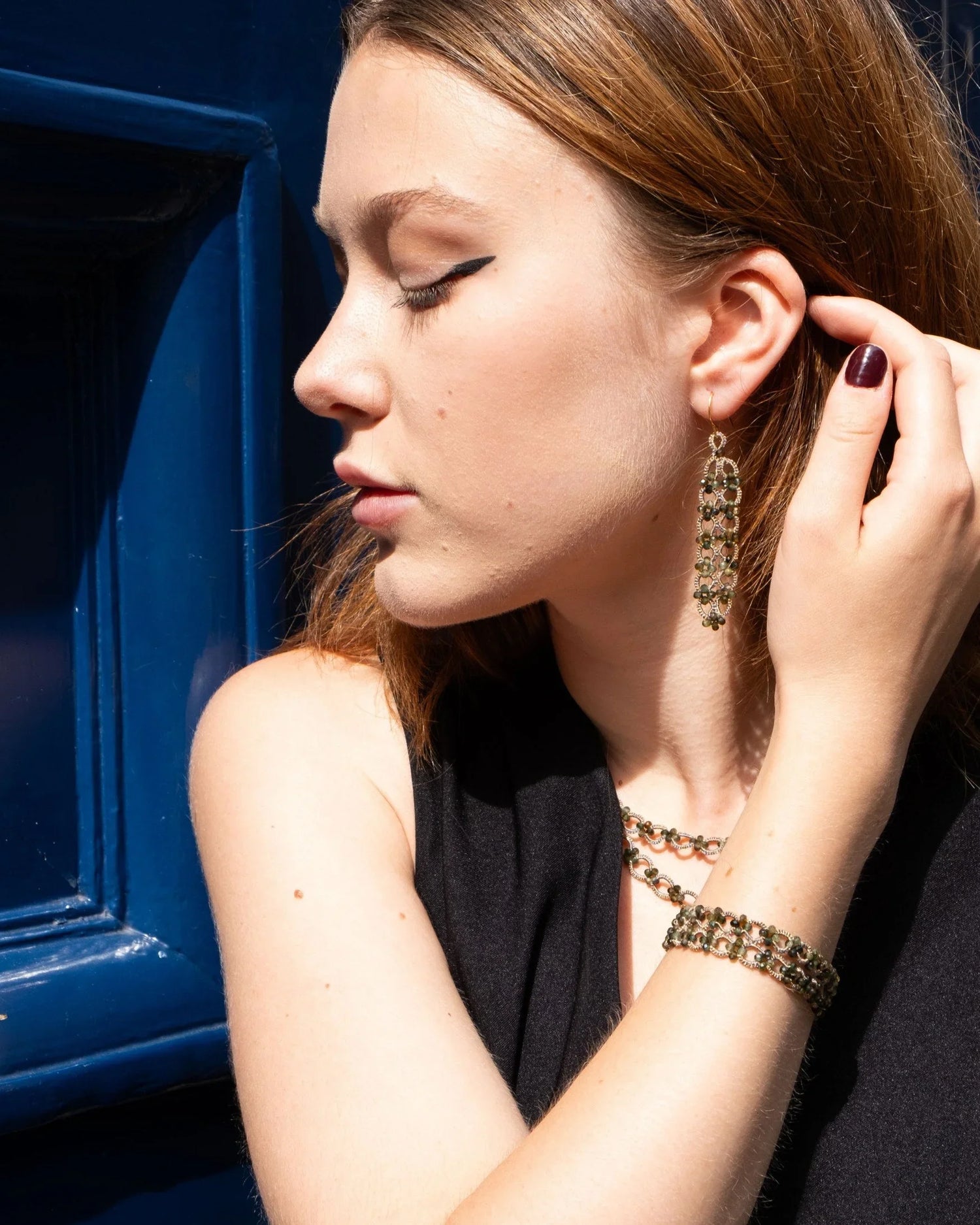 HAGA GREEN TOURMALINE BRACELET - LORINA BALTEANU