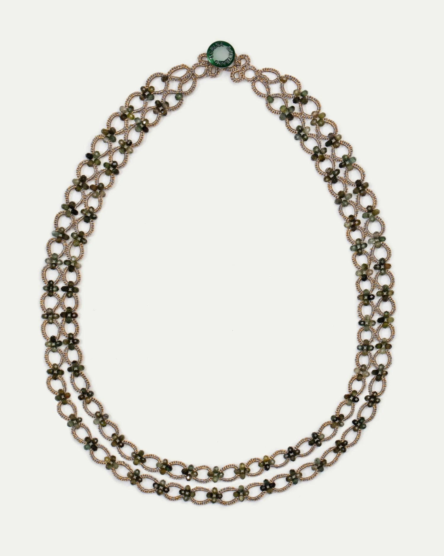 HAGA GREEN TOURMALINE NECKLACE - LORINA BALTEANU