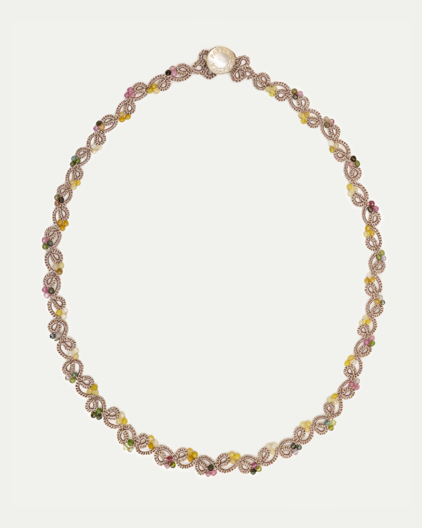TENNIS YELLOW OPAL NECKLACE - LORINA BALTEANU