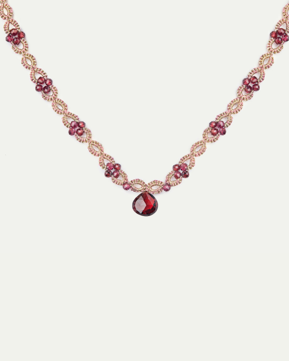 PRATO GARNET NECKLACE - LORINA BALTEANU