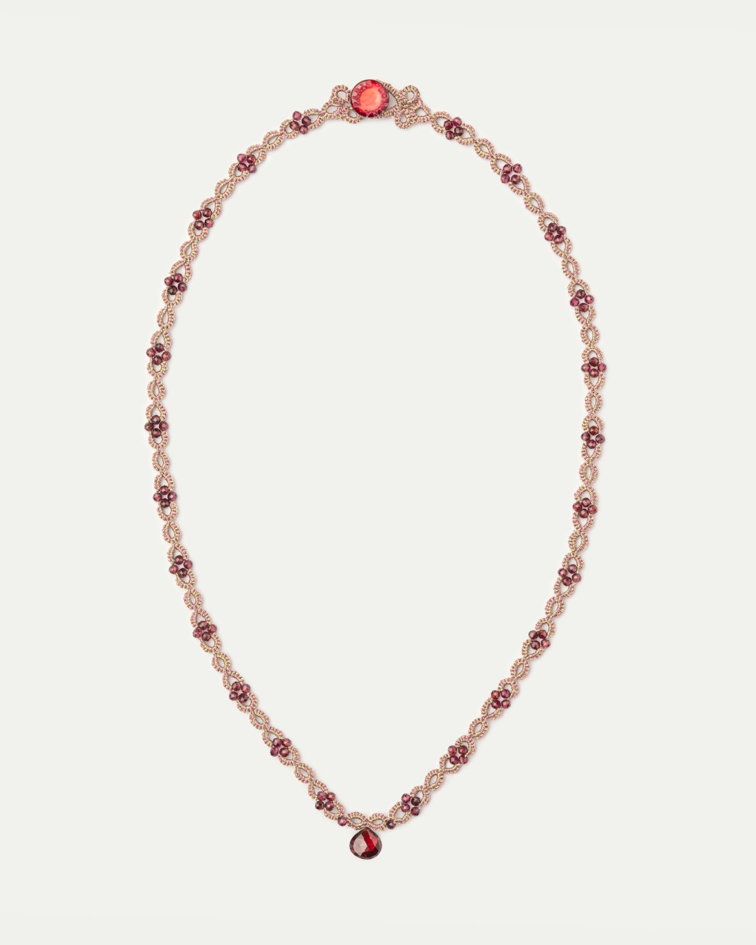 PRATO GARNET NECKLACE - LORINA BALTEANU