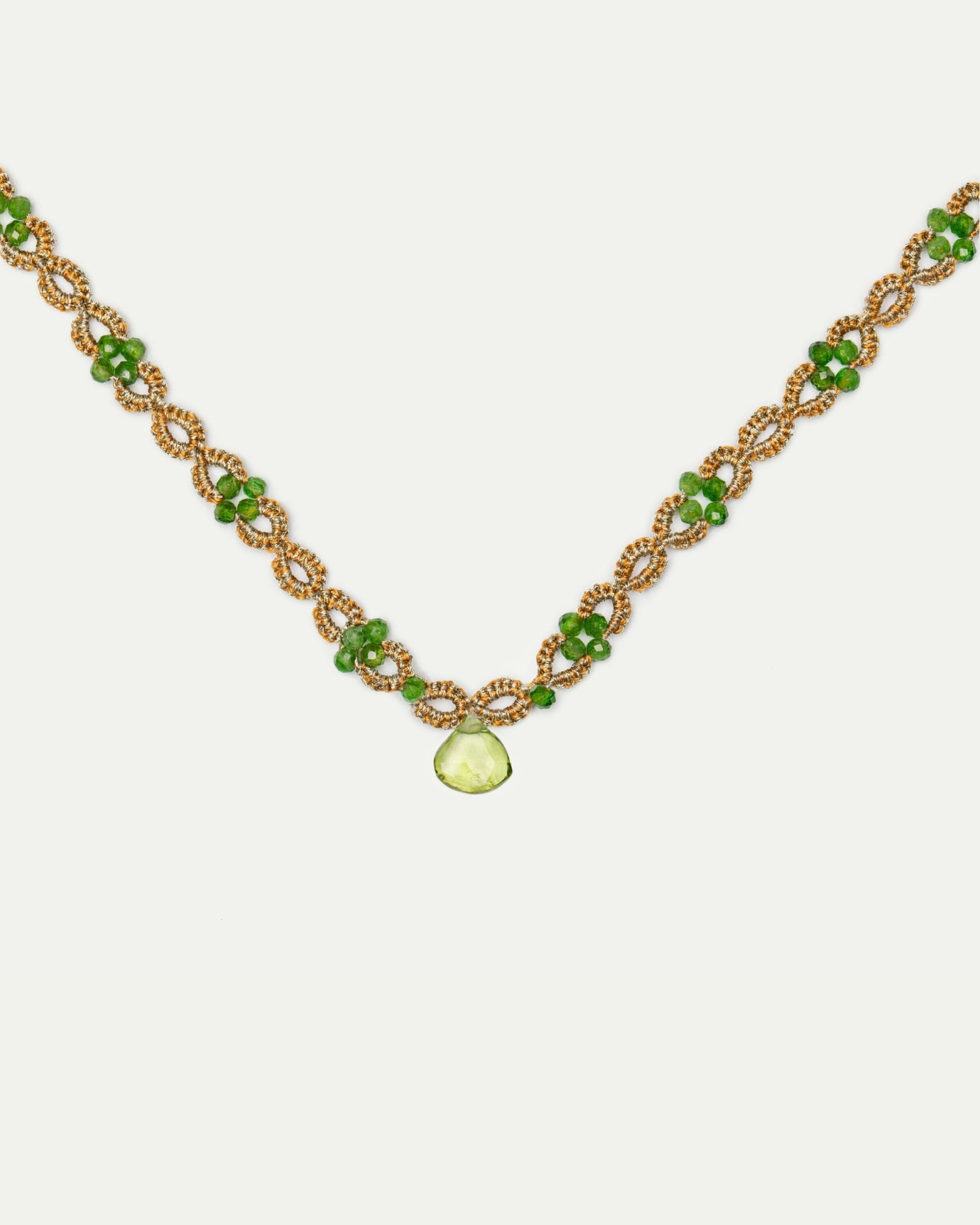 PRATO CHROME DIOPSIDE NECKLACE - LORINA BALTEANU