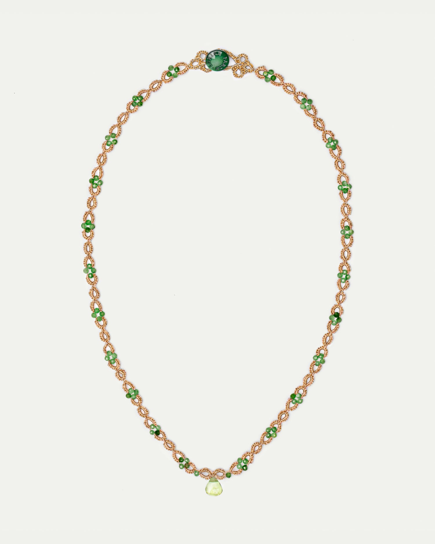 PRATO CHROME DIOPSIDE NECKLACE - LORINA BALTEANU