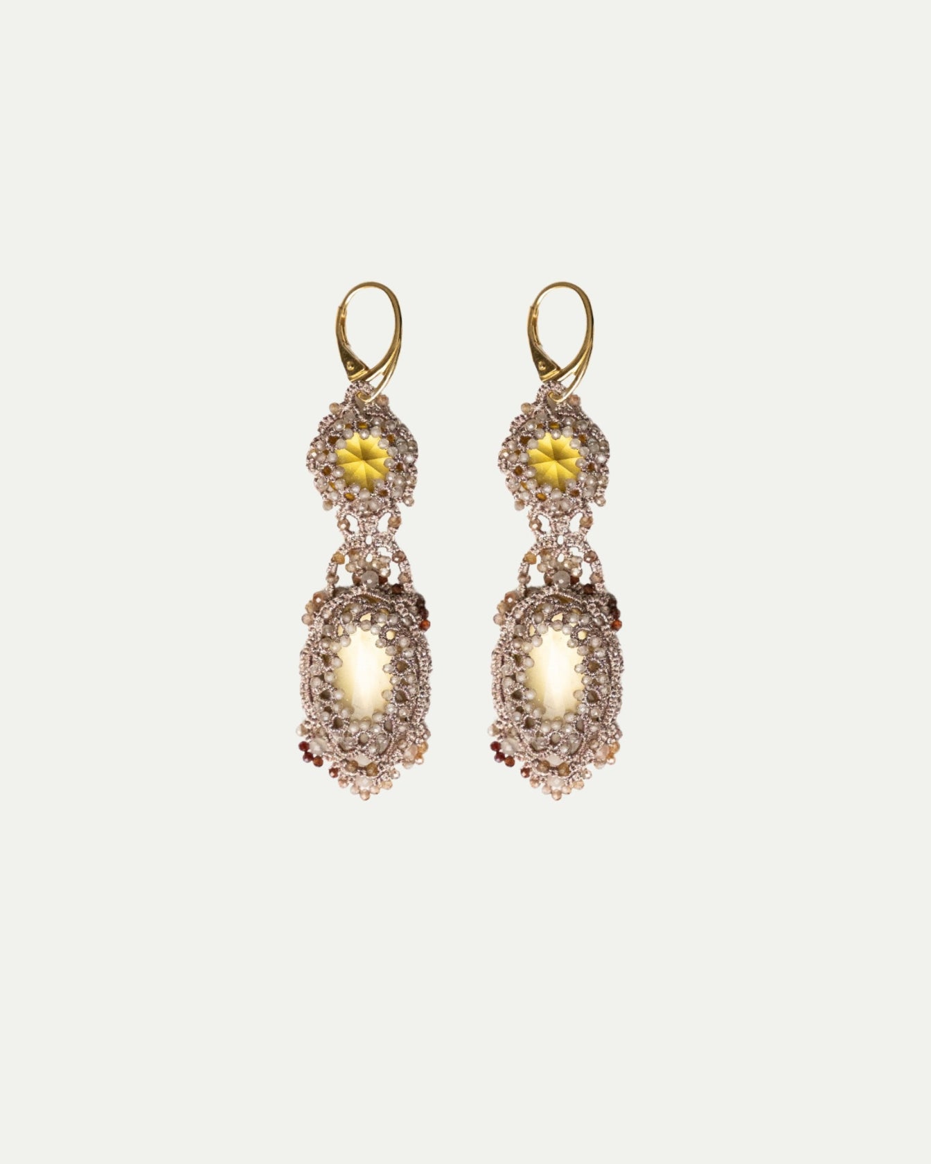 SERENA NATURAL ZIRCON EARRINGS - LORINA BALTEANU