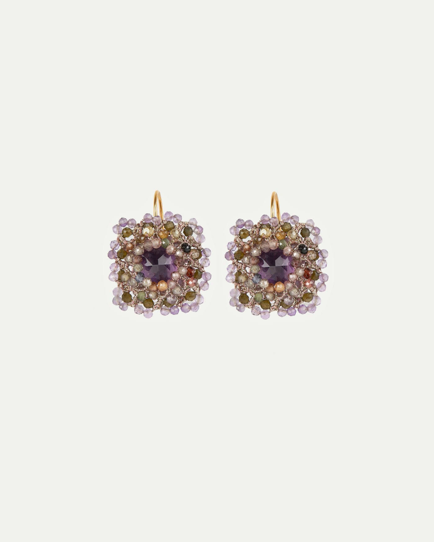 BERTA AMETHYST EARRINGS - LORINA BALTEANU