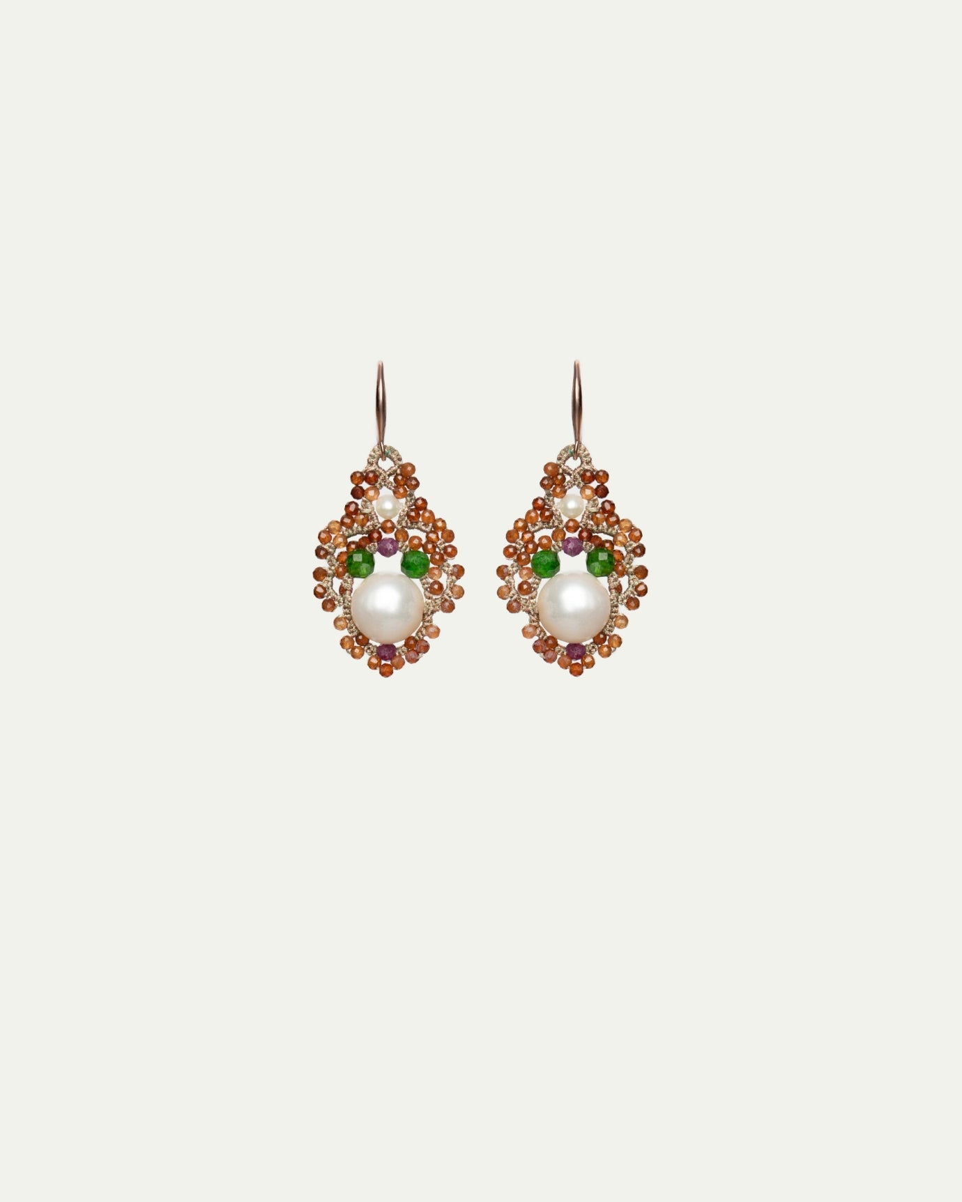 MATILDA CHROME DIOPSIDE EARRINGS - LORINA BALTEANU