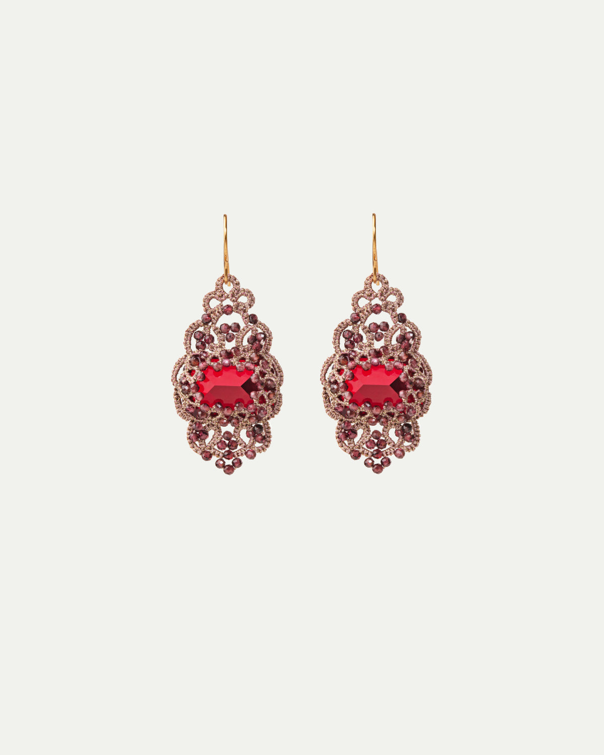 RUTH GARNET EARRINGS - LORINA BALTEANU
