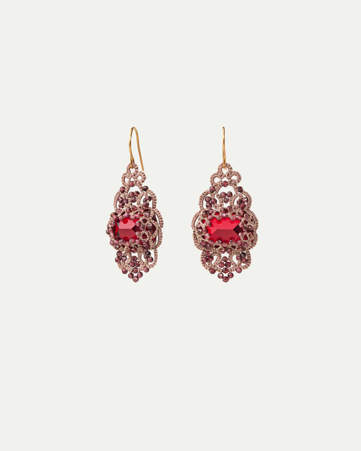 RUTH GARNET EARRINGS - LORINA BALTEANU
