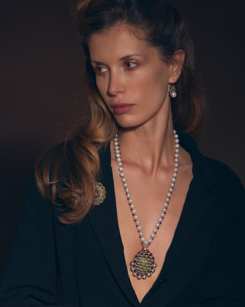 JULIET GREEN PENDANT - LORINA BALTEANU