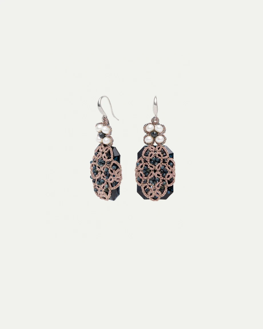 BARI BLUE TOURMALINE EARRINGS - LORINA BALTEANU