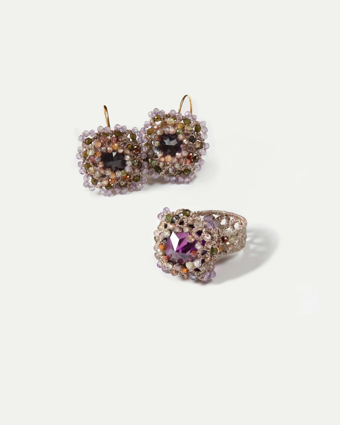 BERTA AMETHYST RING - LORINA BALTEANU