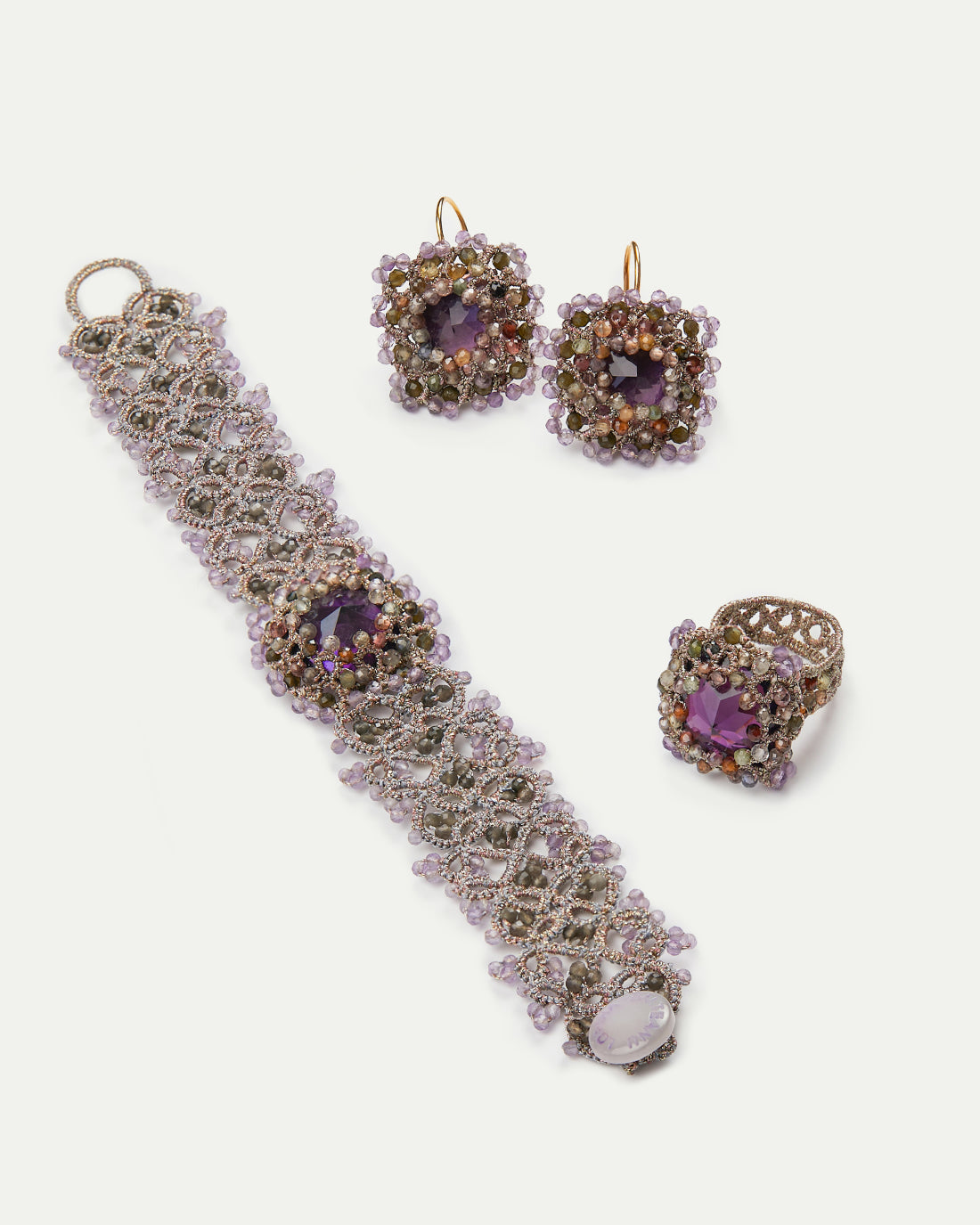 BERTA AMETHYST RING - LORINA BALTEANU