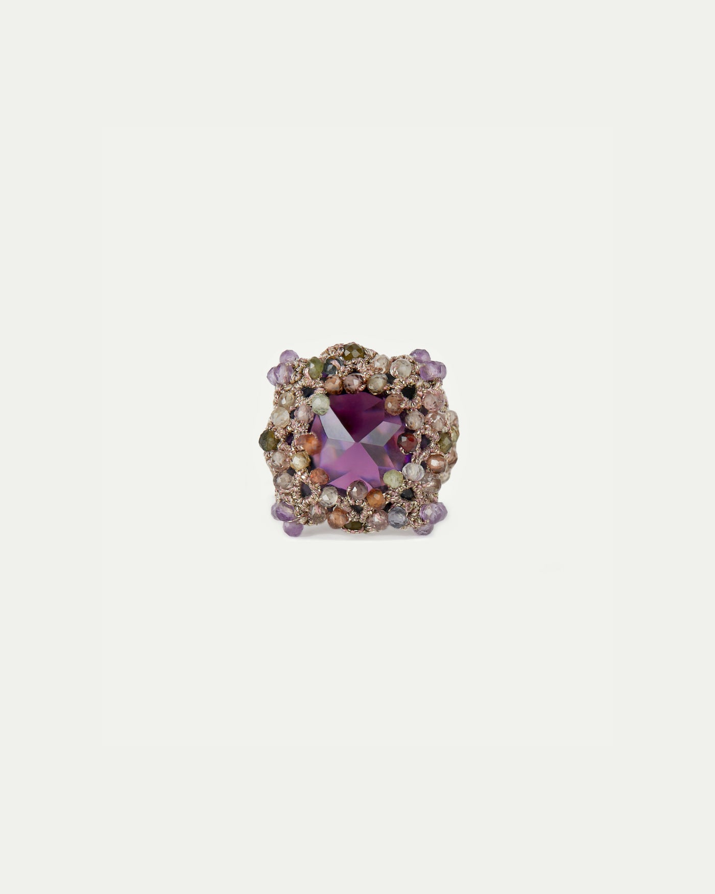 BERTA AMETHYST RING - LORINA BALTEANU