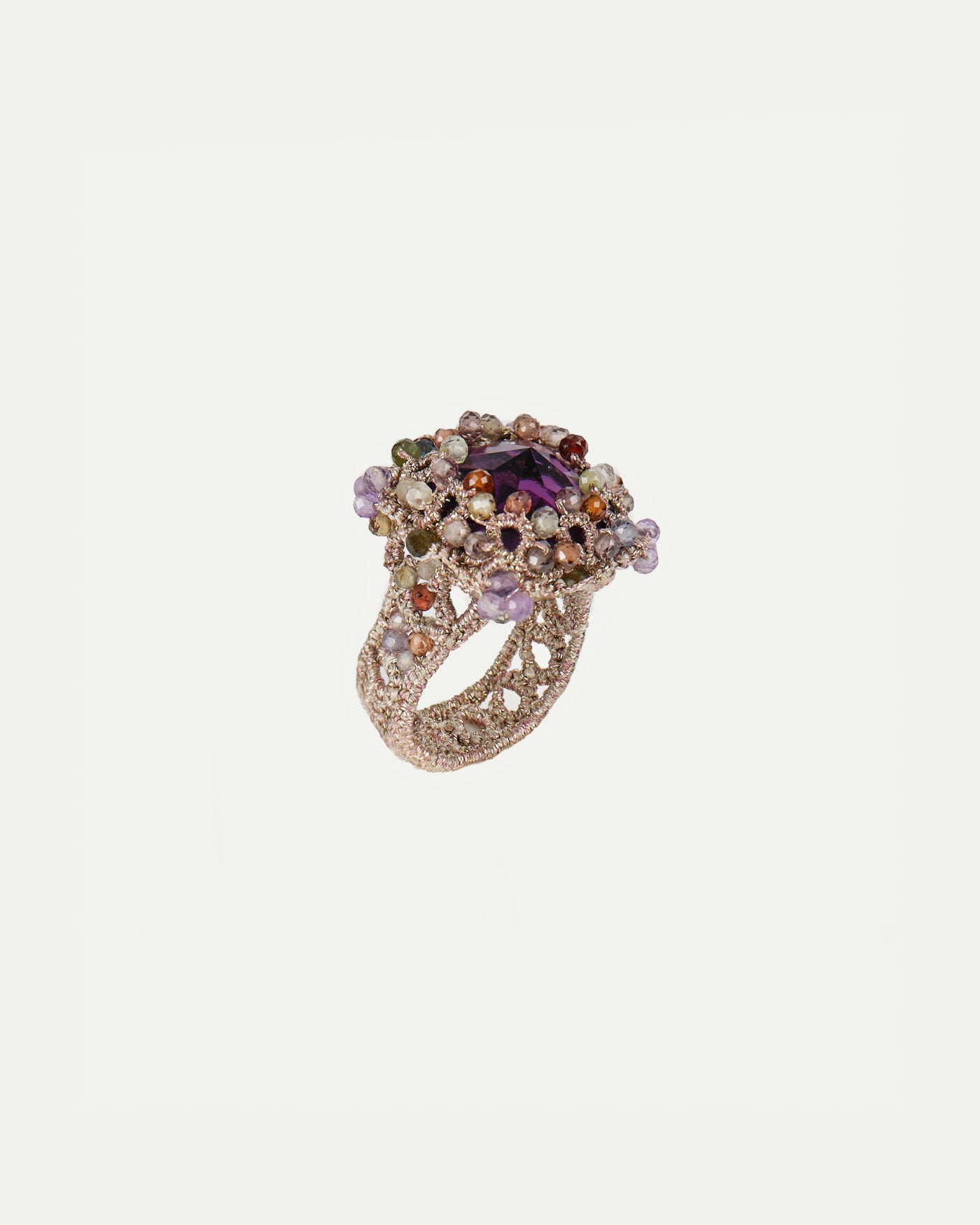 BERTA AMETHYST RING - LORINA BALTEANU