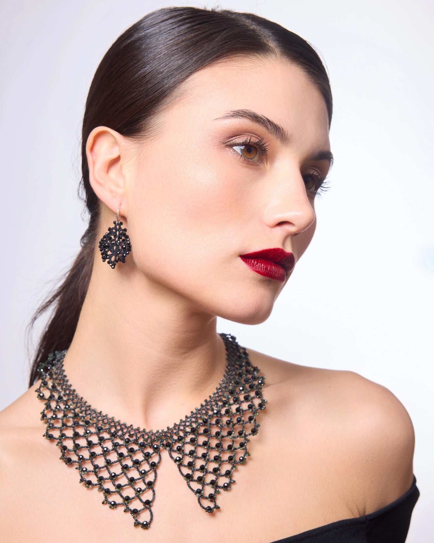 TRINITY SPINEL EARRINGS - LORINA BALTEANU