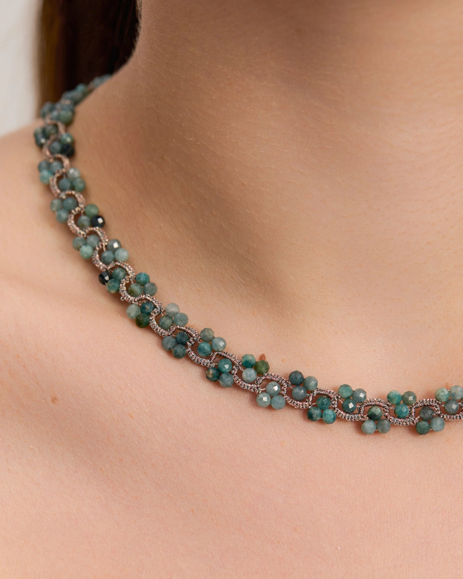DAKOTA BLUE TOURMALINE NECKLACE - LORINA BALTEANU