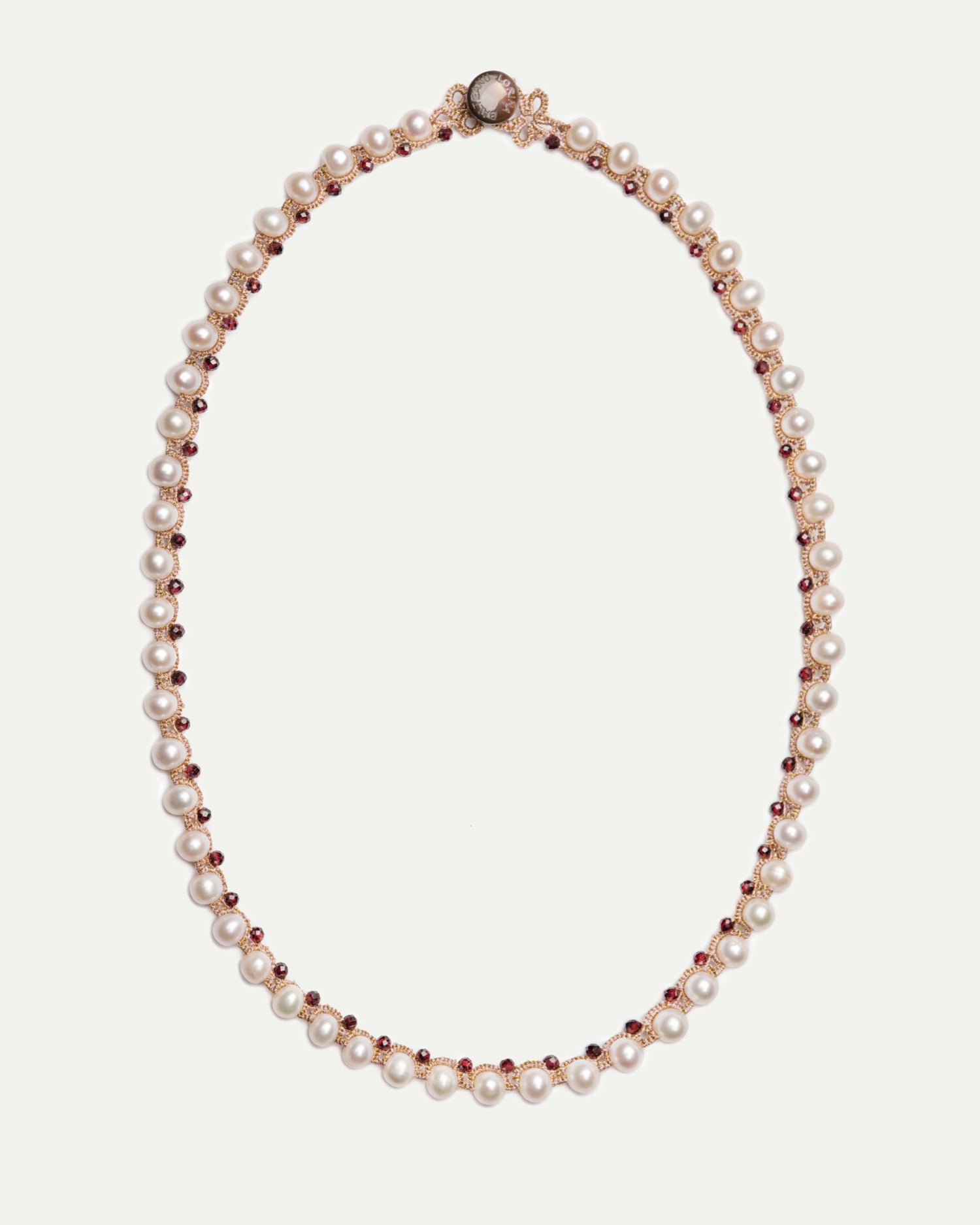 DALLAS GARNET NECKLACE - LORINA BALTEANU