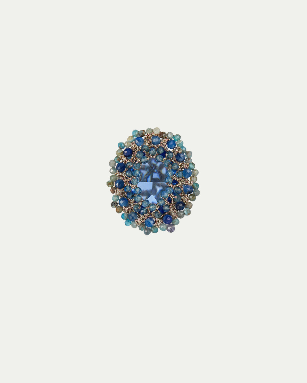 ECATERINA KYANITE RING - LORINA BALTEANU