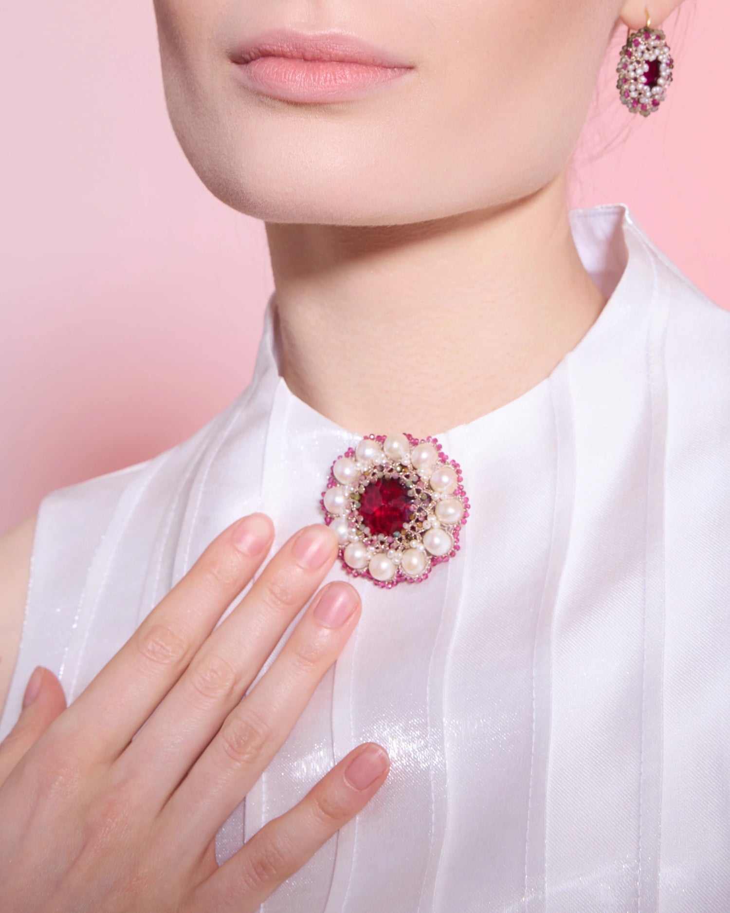 ECATERINA FRESHWATER PEARL EARRINGS - LORINA BALTEANU