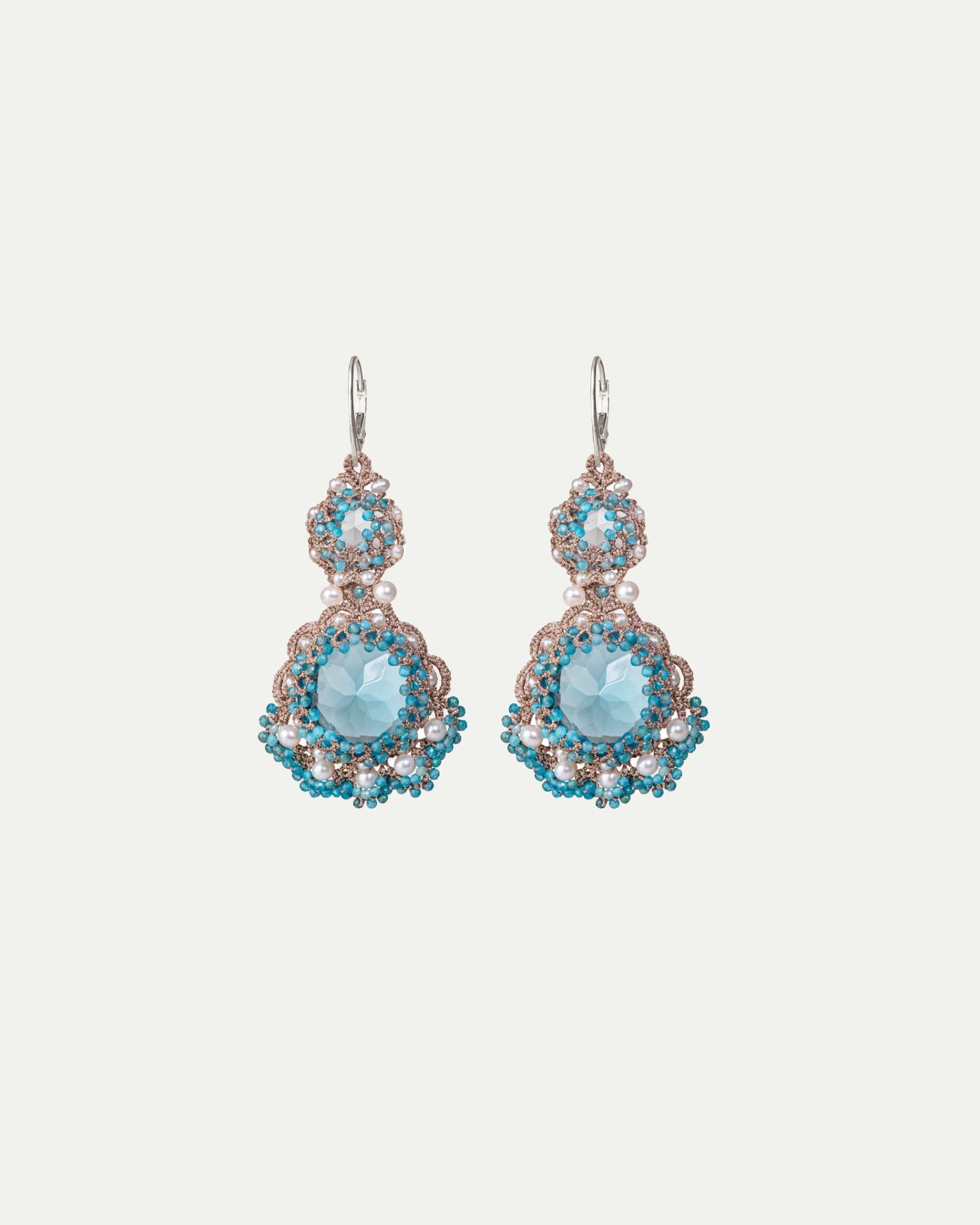 GUINEVERE APATITE EARRINGS - LORINA BALTEANU