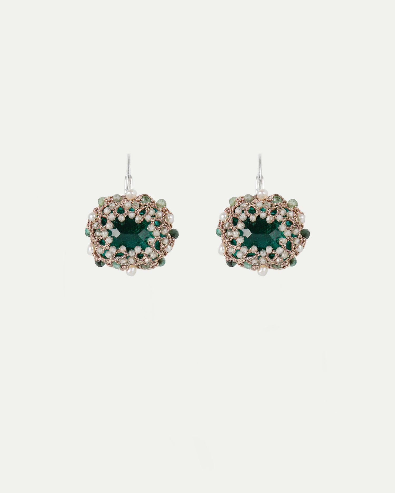 HEPBURN GREEN SAPPHIRE EARRINGS - LORINA BALTEANU