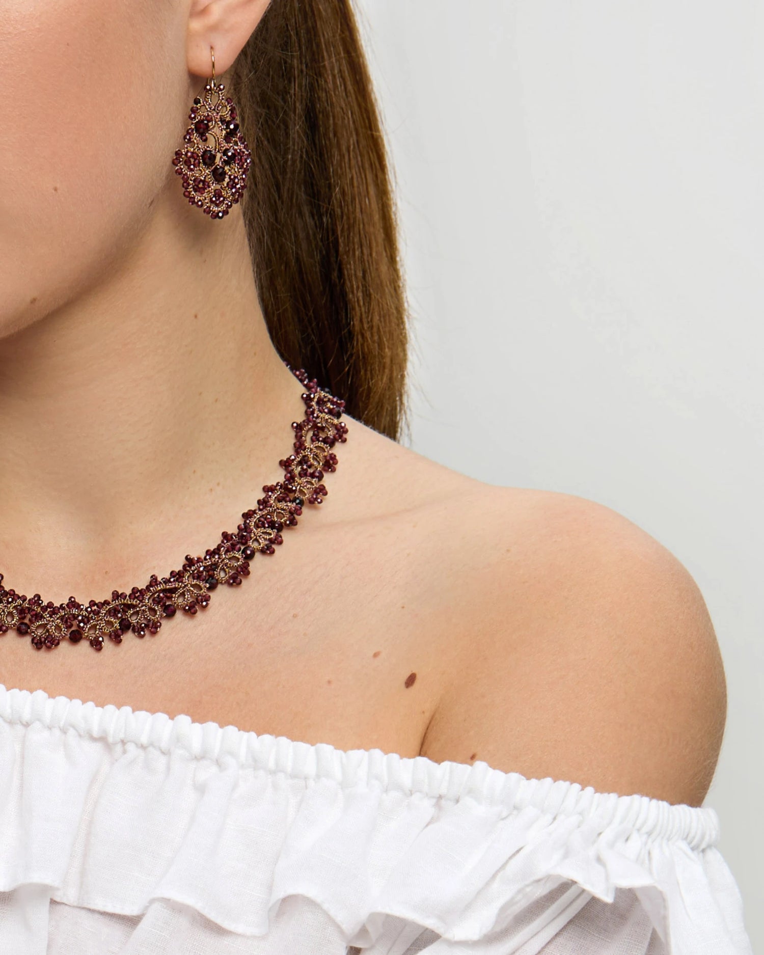 JENNIFER GARNET EARRINGS - LORINA BALTEANU