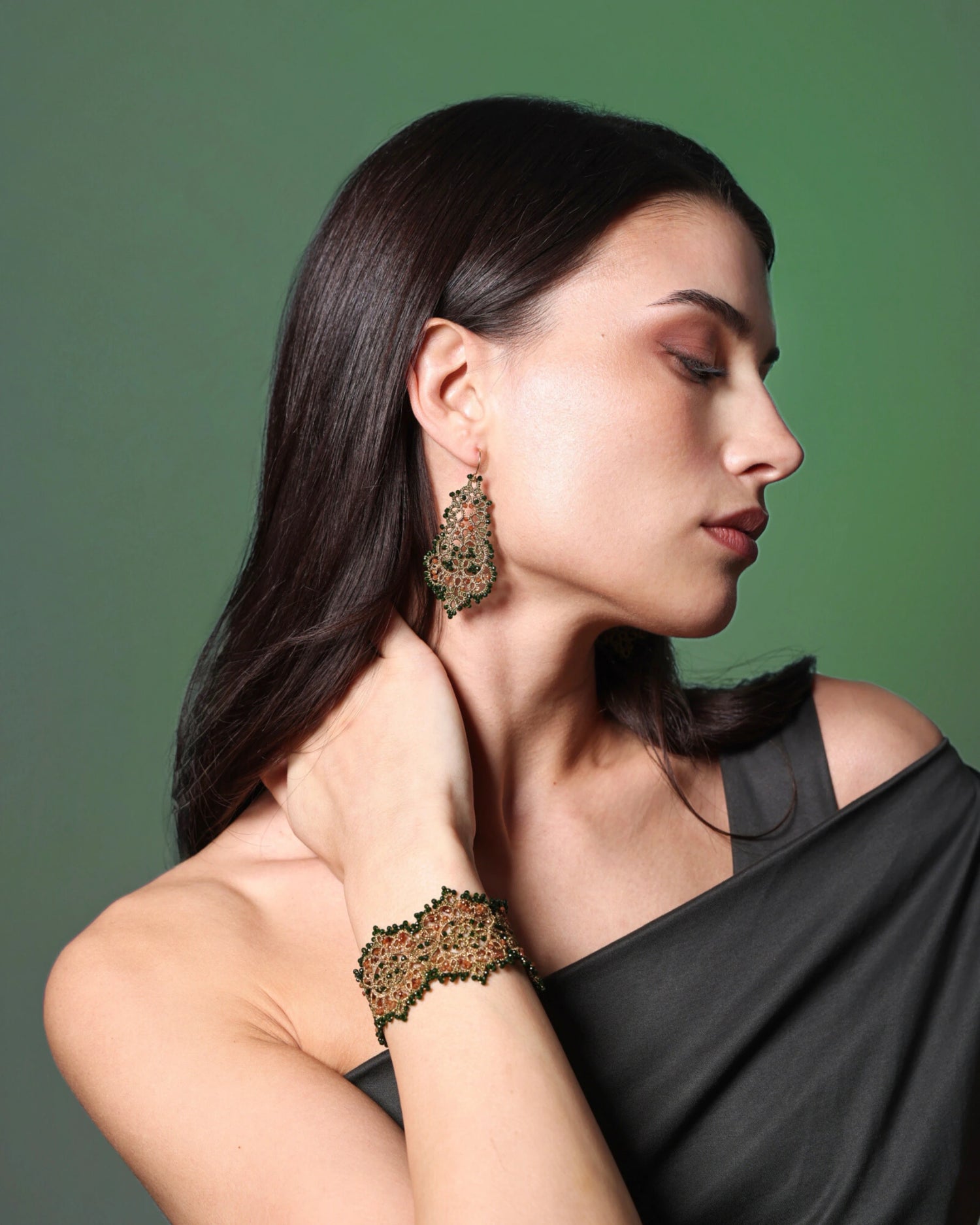 MARBELLA GRUENFLUSS EARRINGS - LORINA BALTEANU