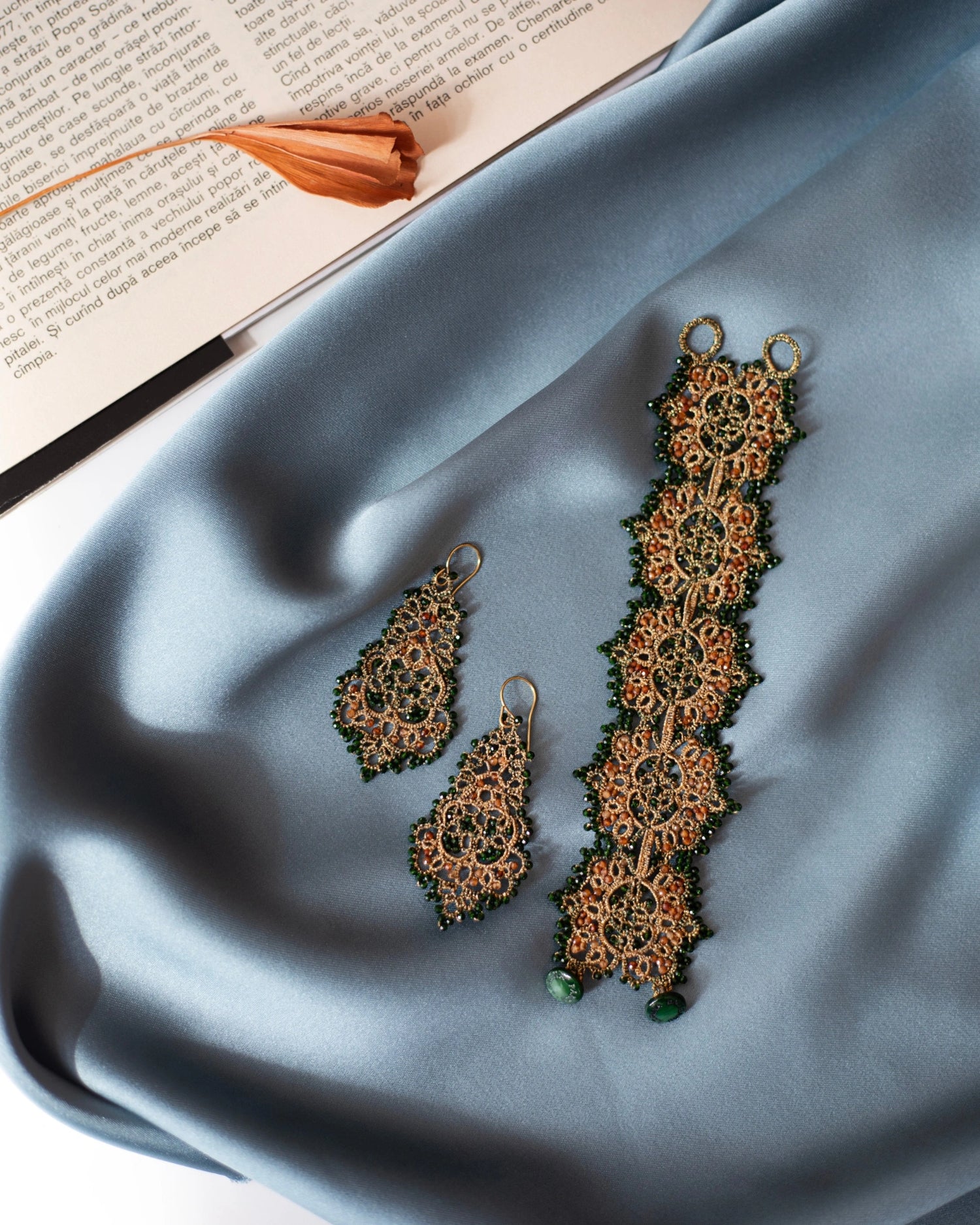 MARBELLA GRUENFLUSS EARRINGS - LORINA BALTEANU