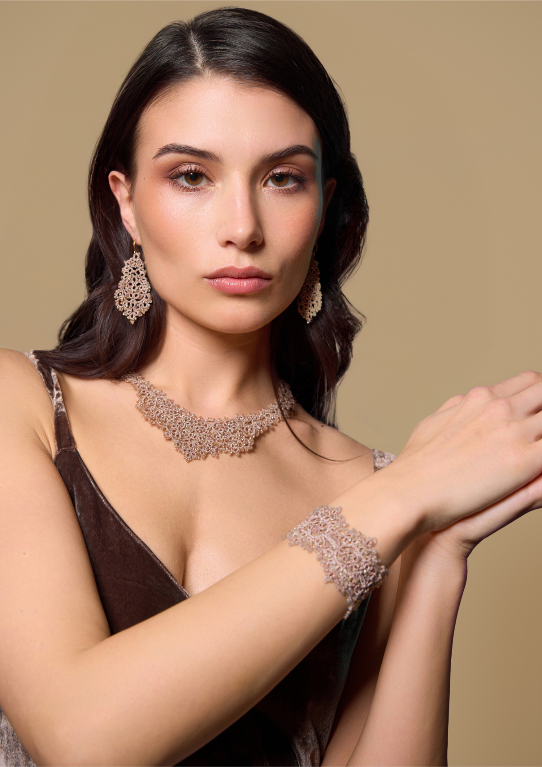 MARBELLA NATURAL ZIRCON NECKLACE - LORINA BALTEANU