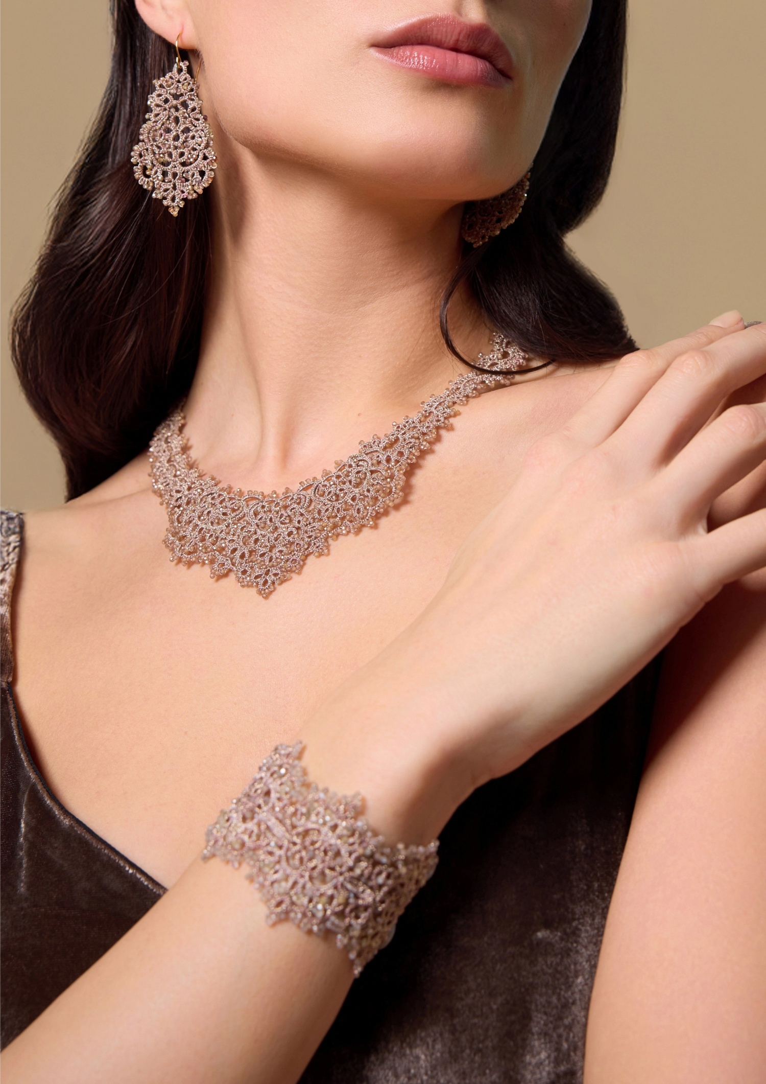 MARBELLA NATURAL ZIRCON NECKLACE - LORINA BALTEANU