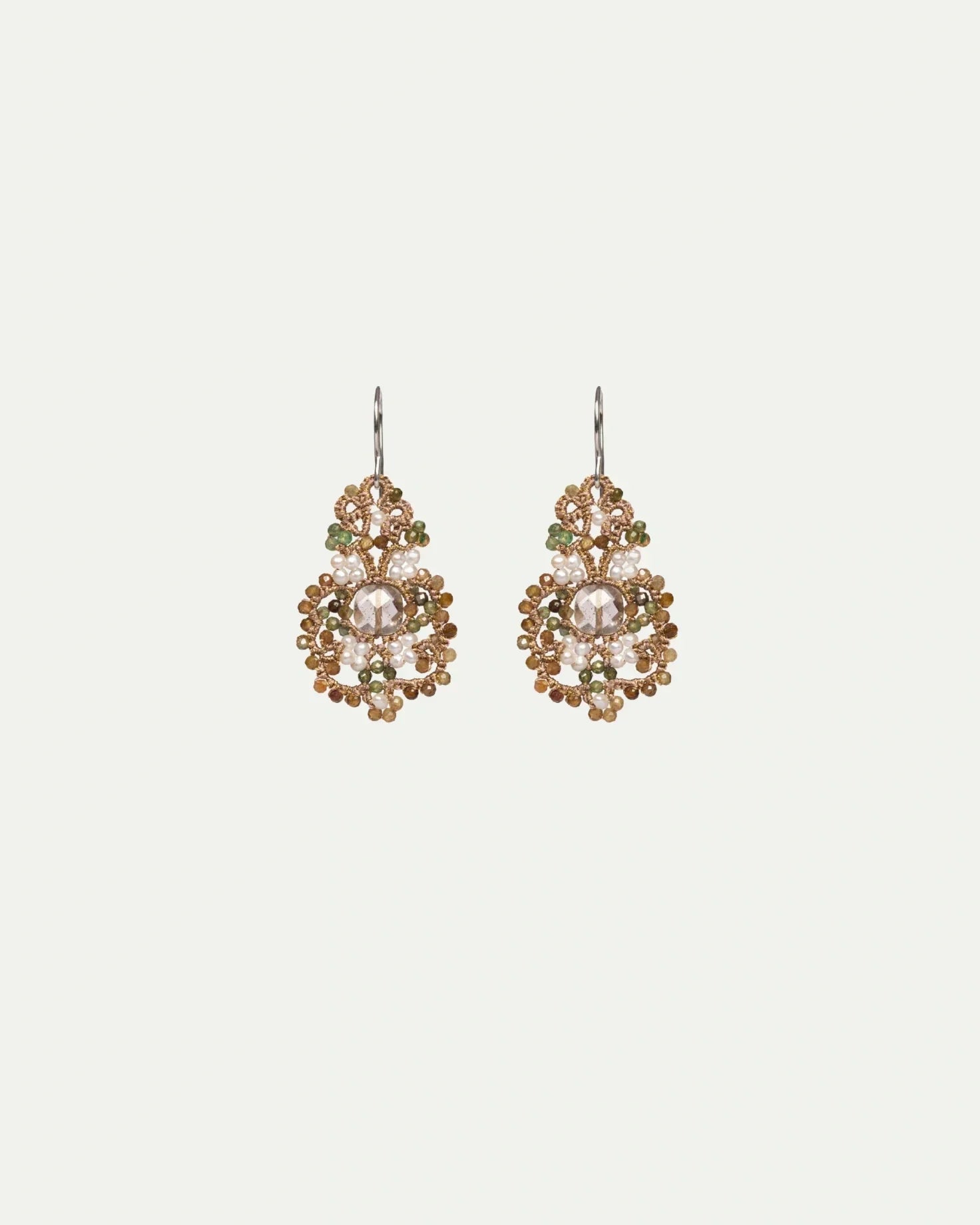 PAIGE SMOKY QUARTZ EARRINGS - LORINA BALTEANU