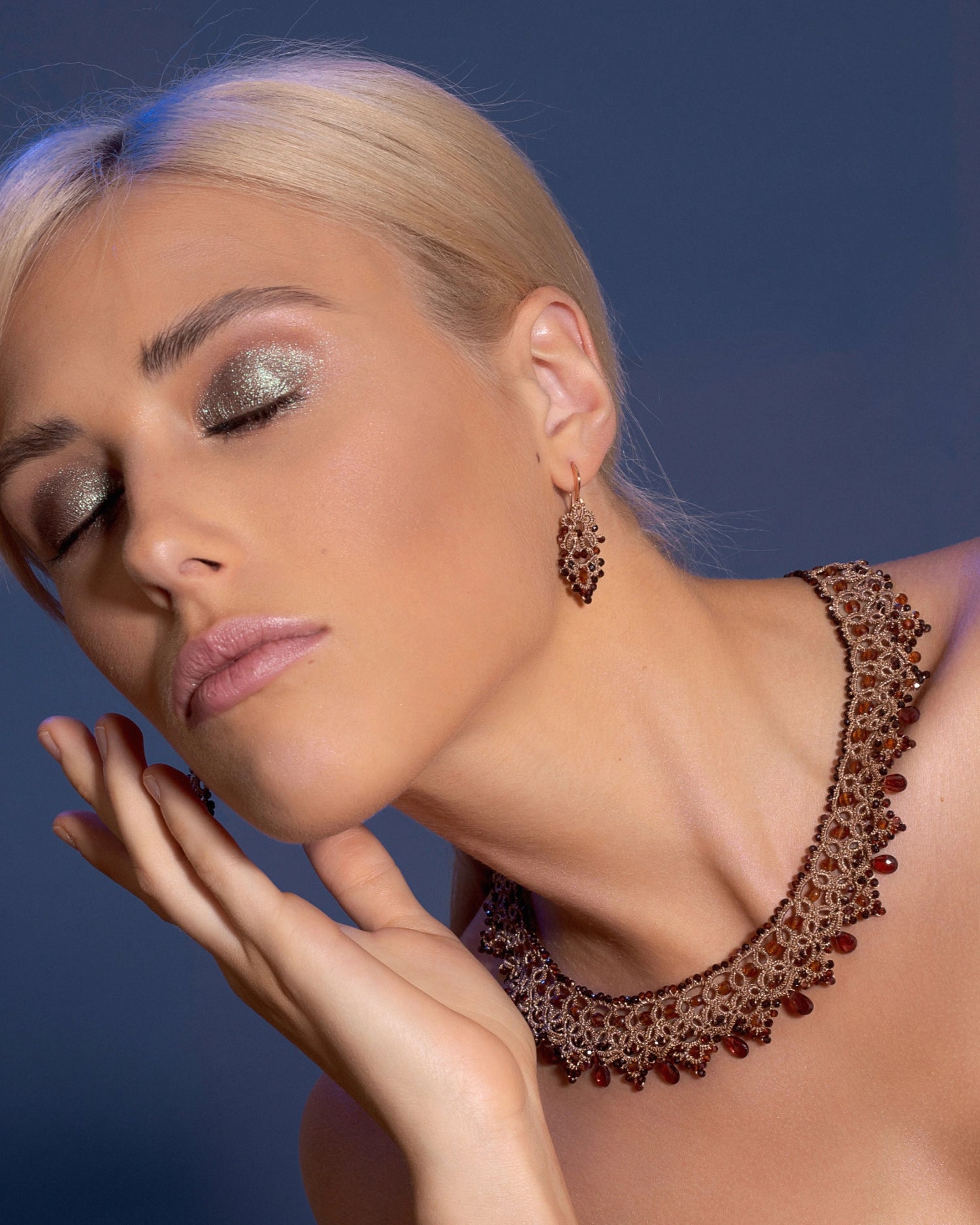 RACHEL CORNALINE EARRINGS - LORINA BALTEANU