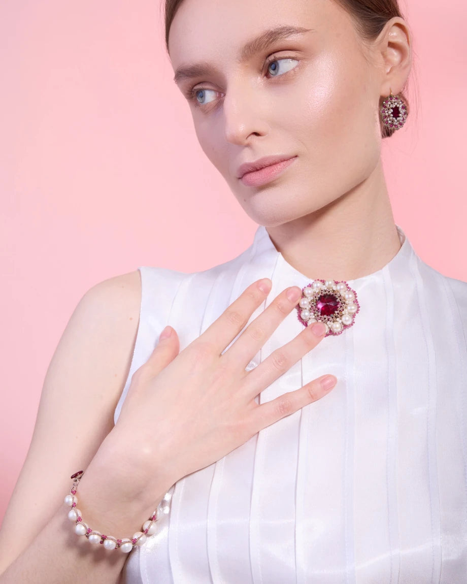 SOLO RUBY BRACELET - LORINA BALTEANU