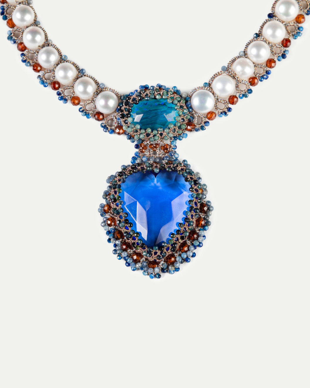 TITANIC BLUE TOURMALINE NECKLACE - LORINA BALTEANU