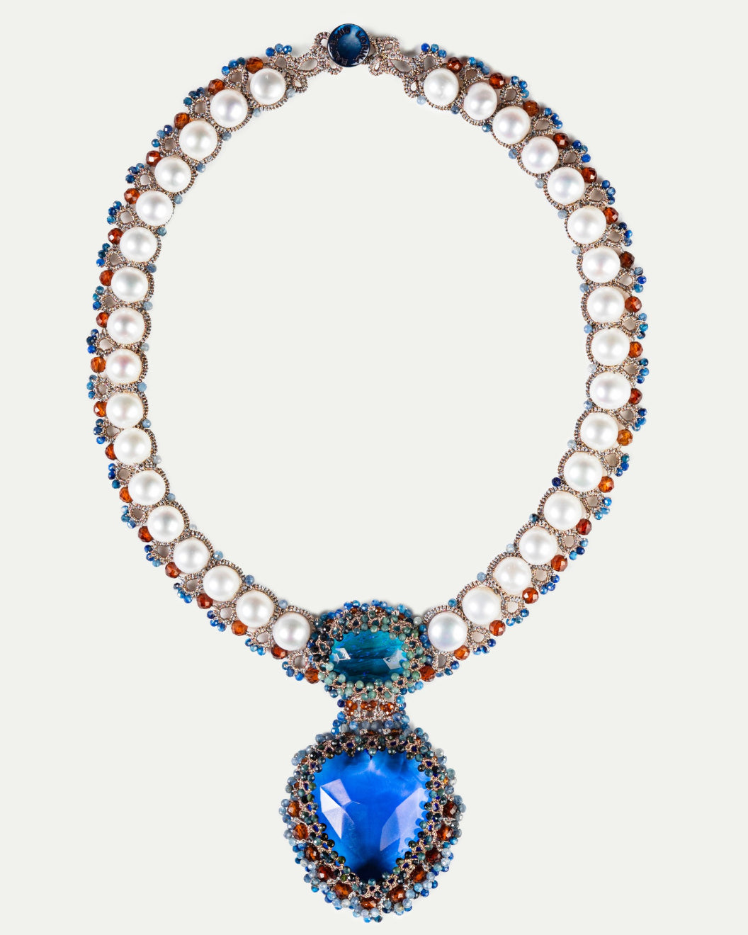 TITANIC BLUE TOURMALINE NECKLACE - LORINA BALTEANU